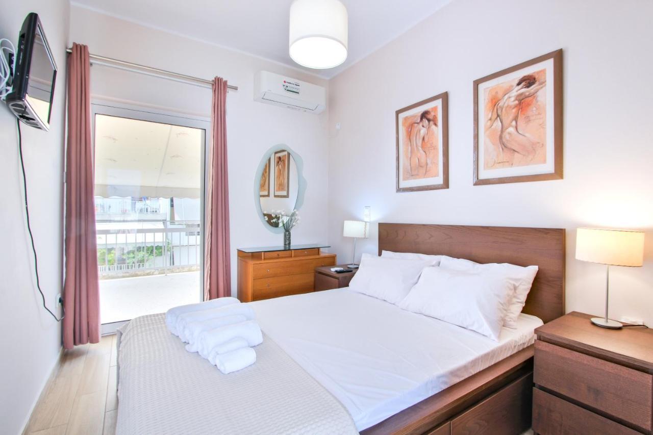 Family Apartment Near Port Pireus Exteriör bild