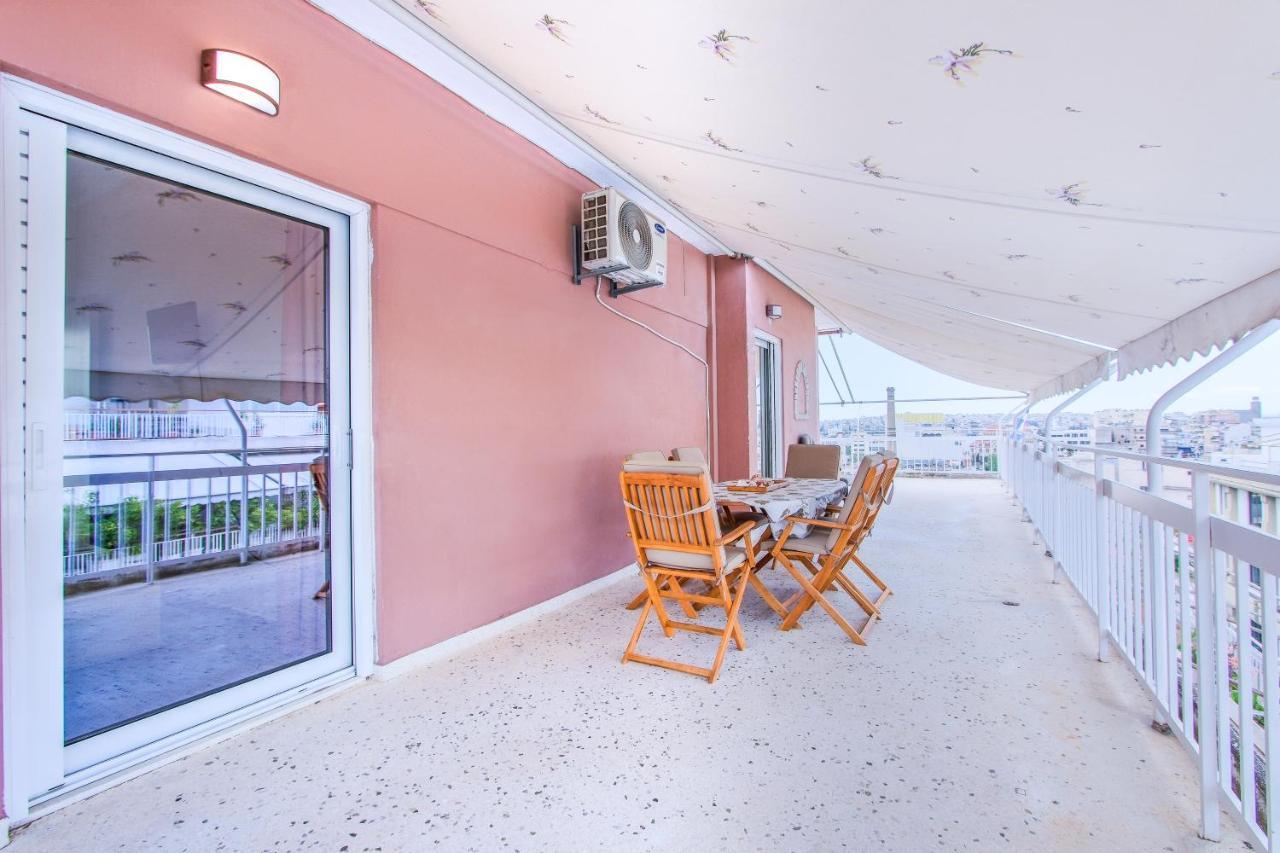 Family Apartment Near Port Pireus Exteriör bild